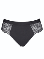 Трусики-слипы с кружевом Belle-Cotton (Размер: L) (Цвет: черный)