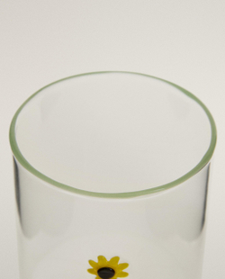 Zara Home стакан из боросиликатного стекла, цвет жёлтый, 9.5 см