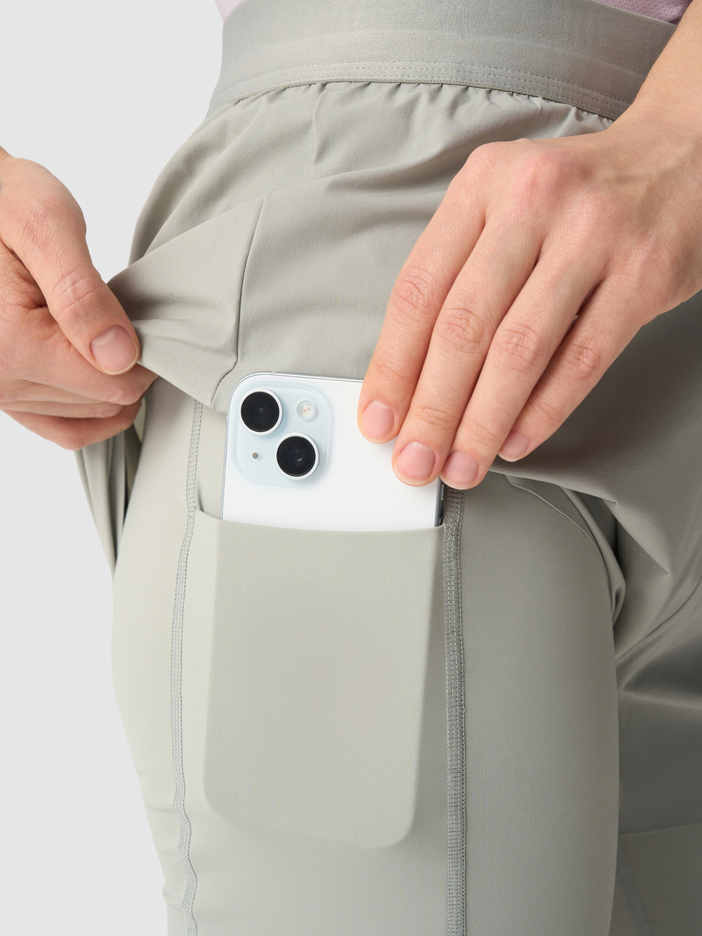 Шорты женские 2в1 GRI Лето серые