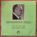 Beniamino Gigli ‎– Beniamino Gigli (Италия 1960г.) Т