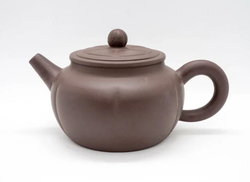 258007 Чайник ИСИН "Тыква", исинская глина, 240 мл. Цвет - черный