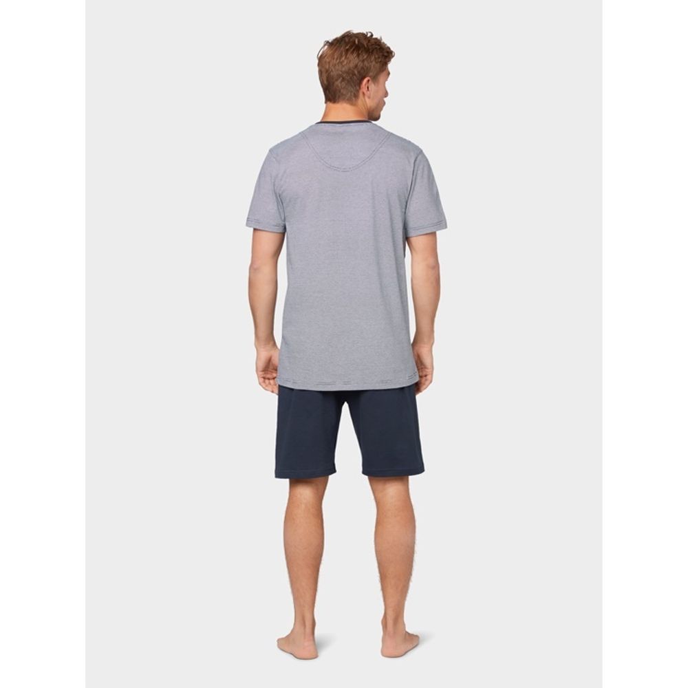 Мужская пижама темно-синяя в полоску Tom Tailor 71077/5607 632