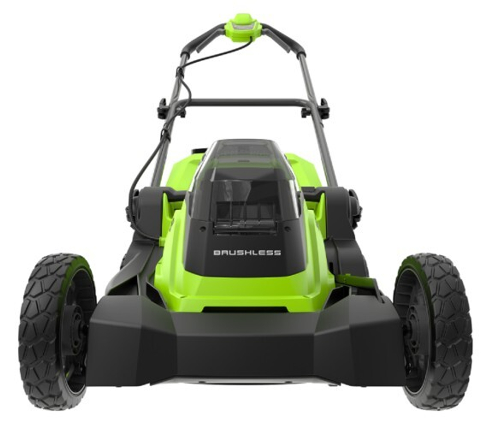 Газонокосилка аккумуляторная GREENWORKS 2520907UD 2x24V, 41 см, бесщеточная, c 2хАКБ 4 Ач и ЗУ