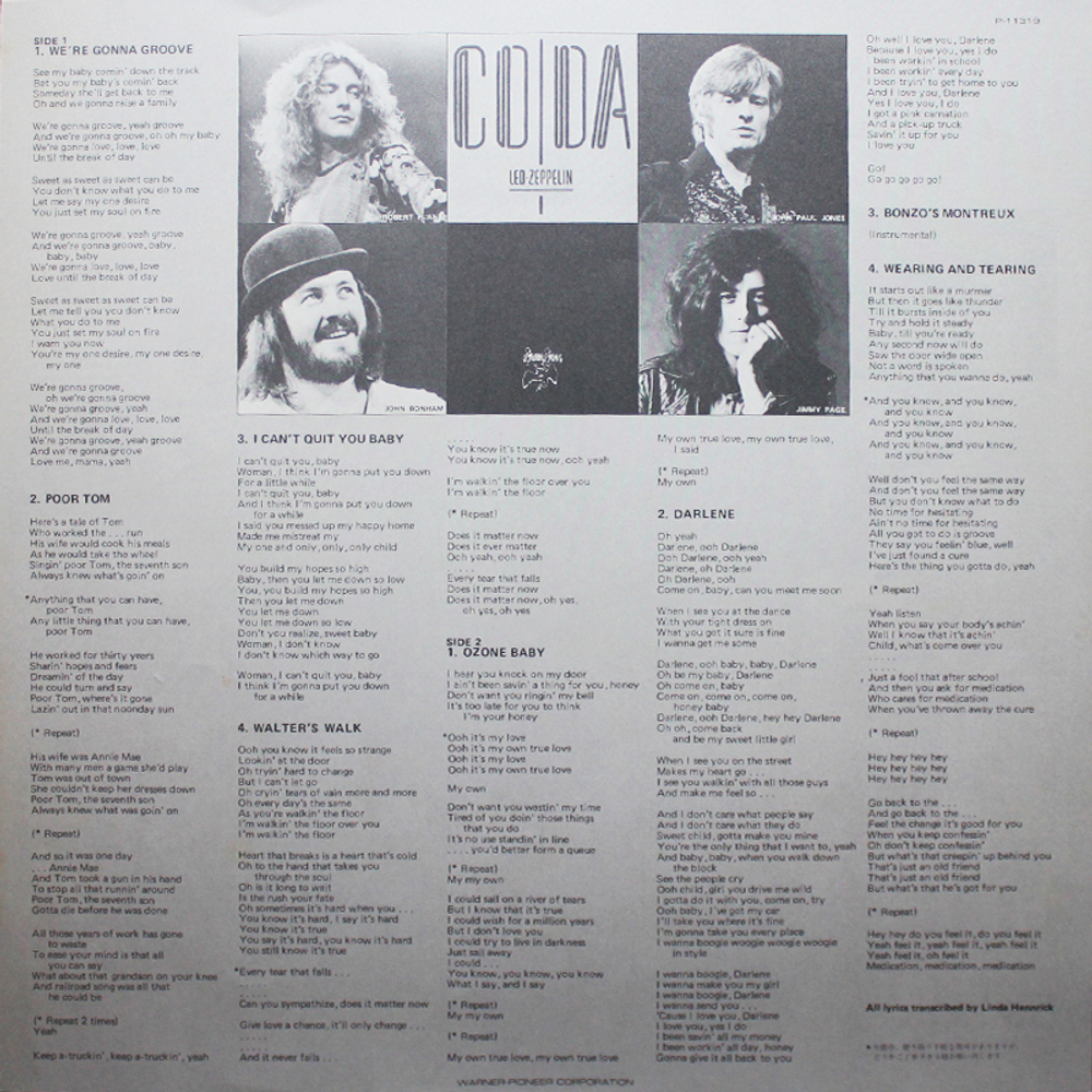 Led Zeppelin / Coda (LP)