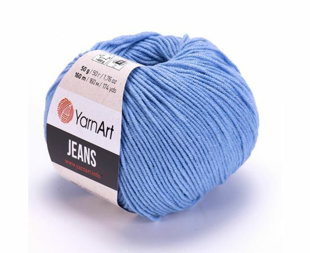 Пряжа Yarnart Jeans (Джинс), 1 моток, 50 гр, 160 м.