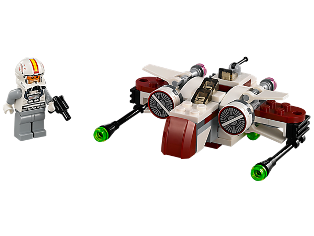 LEGO Star Wars: Звёздный истребитель ARC-170 75072 — ARC-170 Starfighter microfighter — Лего Звездные войны Стар Ворз