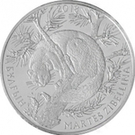 Монета из сплава мельхиор «Булгын» из серии монет «Флора и фауна Казахстана», 100 тенге, качество brilliant uncirculated