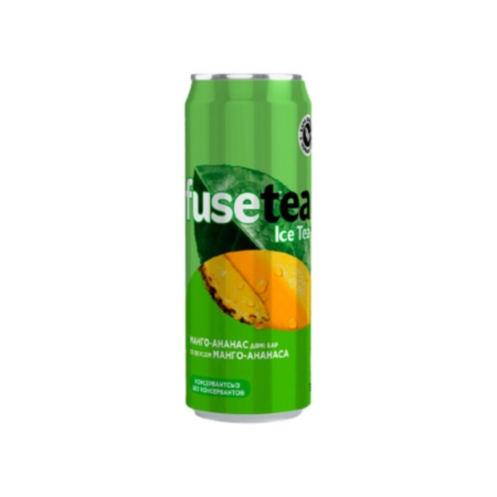 Чай холодный Fuse Tea Манго-Ананас 0,3 мл ж/б