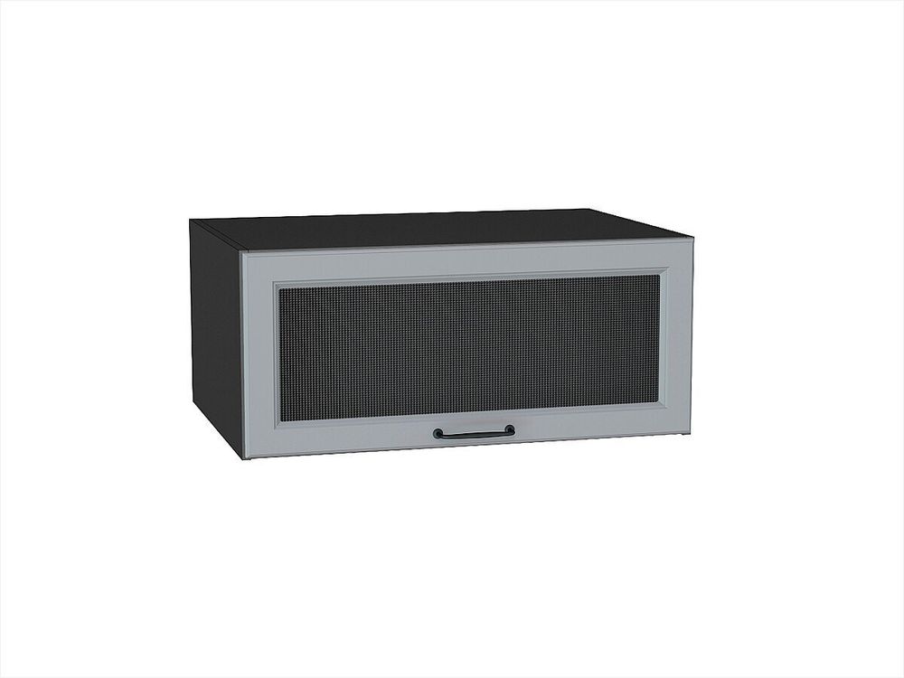 Шкаф верхний горизонтальный остекленный глубокий Ницца