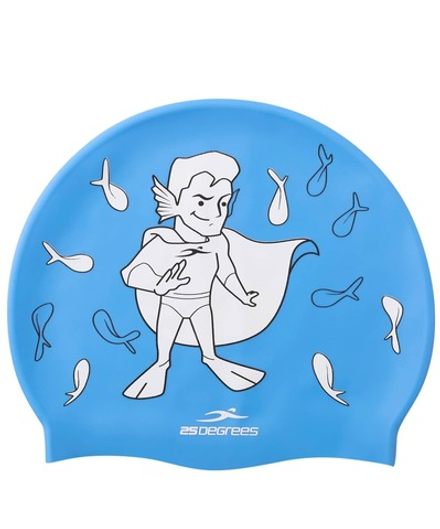 Шапочка для плавания Floater Blue, силикон, детский