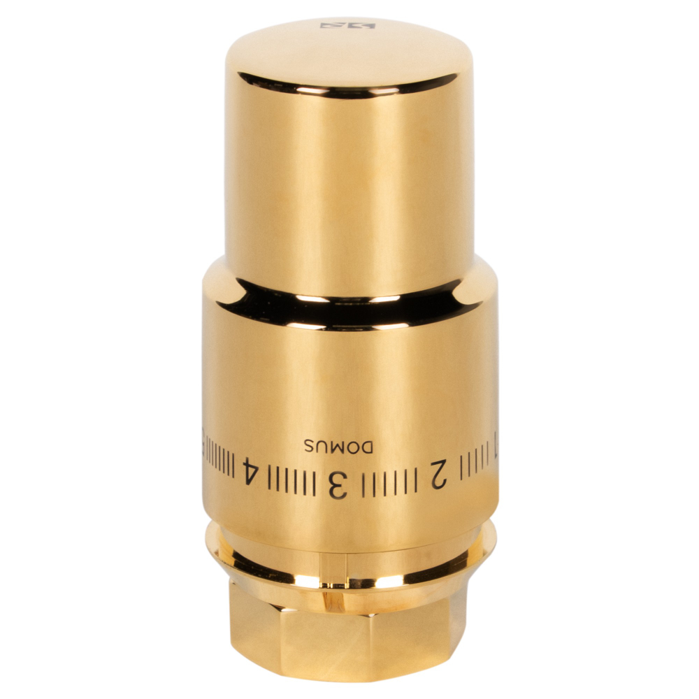 Термоголовка жидкостная Royal Thermo Design PRO М30х1,5 (золото)