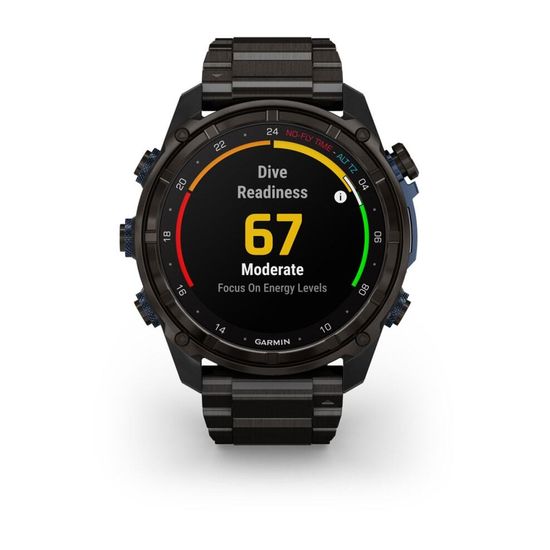 Умные часы Garmin picpic DESCENT MK3I – 51 мм, титановый угольно-серый, DLC, титановый браслет