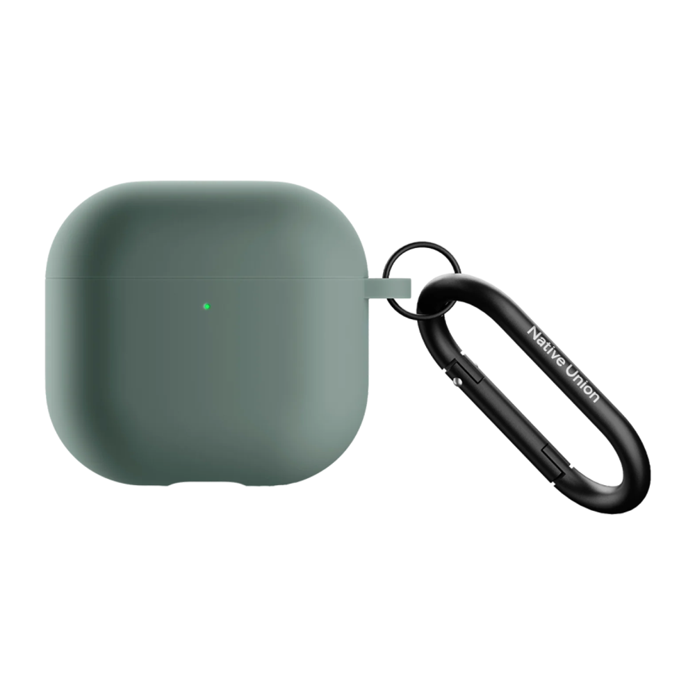 Силиконовый чехол с карабином Native Union Active Case для AirPods 4 Гибридный силиконовый чехол