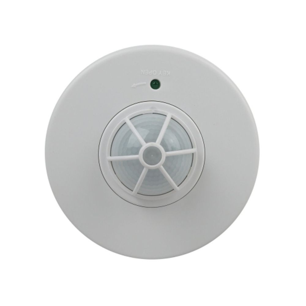 Датчик движения ЭРА MD 017 белый 1200Вт угол обзора 180-360° дальность 12м | Датчики движения