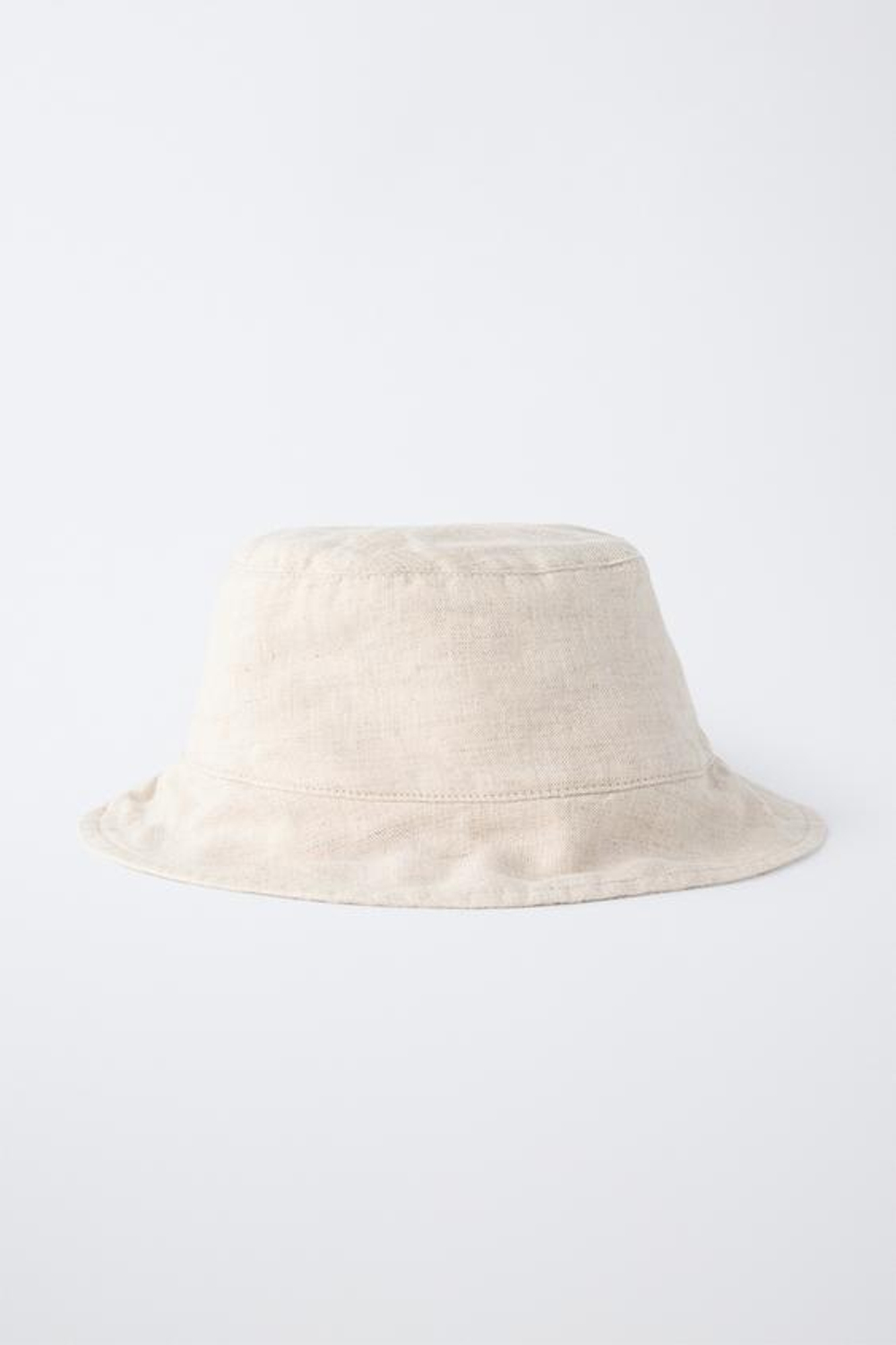 ZARA ПАНАМА ИЗ 100% ЛЬНА, СВЕТЛО-БЕЖЕВЫЙ