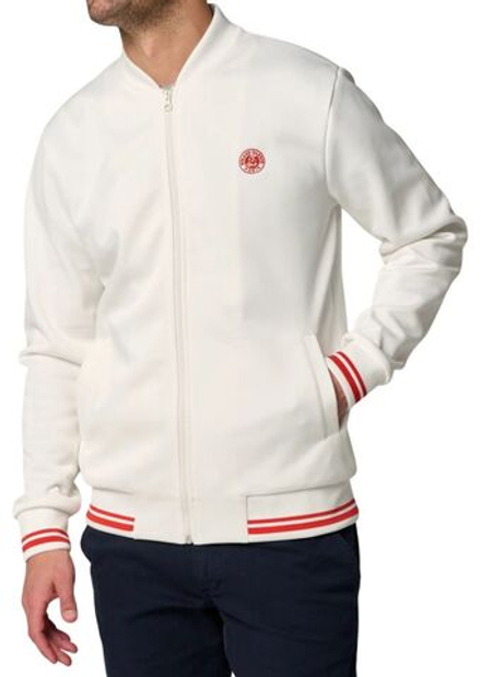 Куртка теннисная Roland Garros Heritage Taylor Teddy - ecru