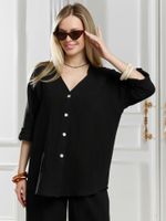 Блузка женская Асель-2 Виотекс ЧЁРНЫЙ