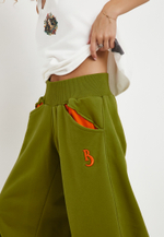 Брюки VIVA тёмный лемонграсс