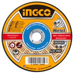 Круг отрезной 27 180х3.0х22 A 30 RBF Metal INGCO MCD301801