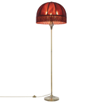 Citilux Базель CL407933 Торшер бронза с красным абажуром