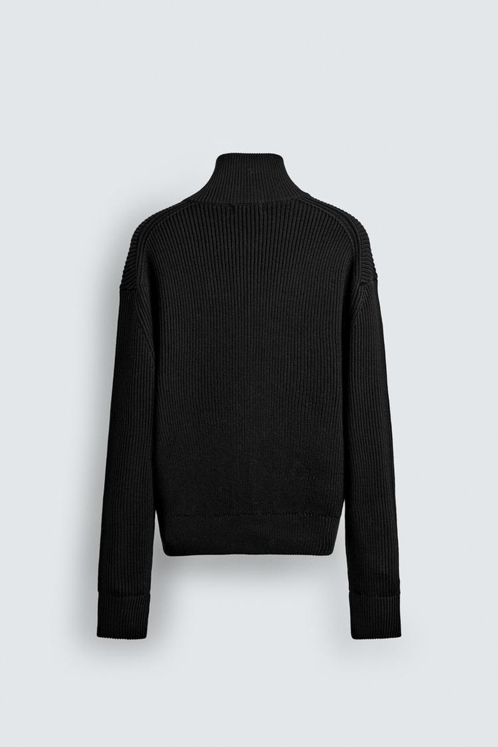 ZARA КАРДИГАН ПЛАТОЧНОЙ ВЯЗКИ — LIMITED EDITION, ЧЕРНЫЙ