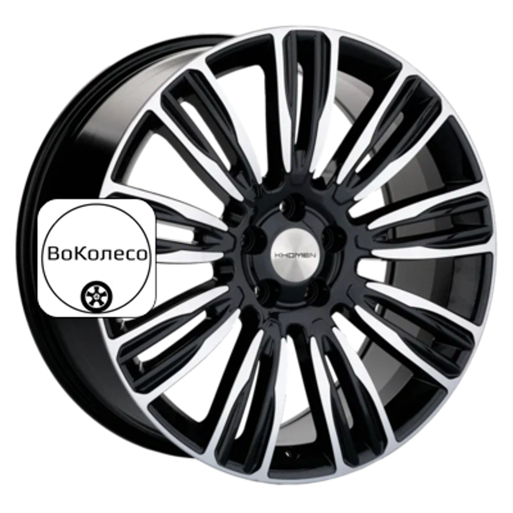8,5x20/5x120 ET45 D59,5 KHW2004 (GAC GS8) Black-FP Khomen Wheels
