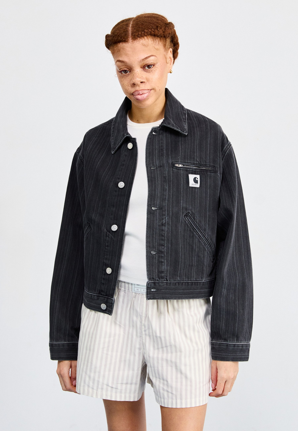 Carhartt WIP Джинсовая куртка - Чёрный
