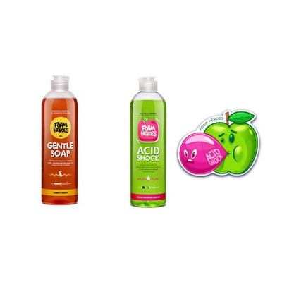 Набор для двухфазной мойки Gentle Soap Amber & Tabaco + Acid Shock