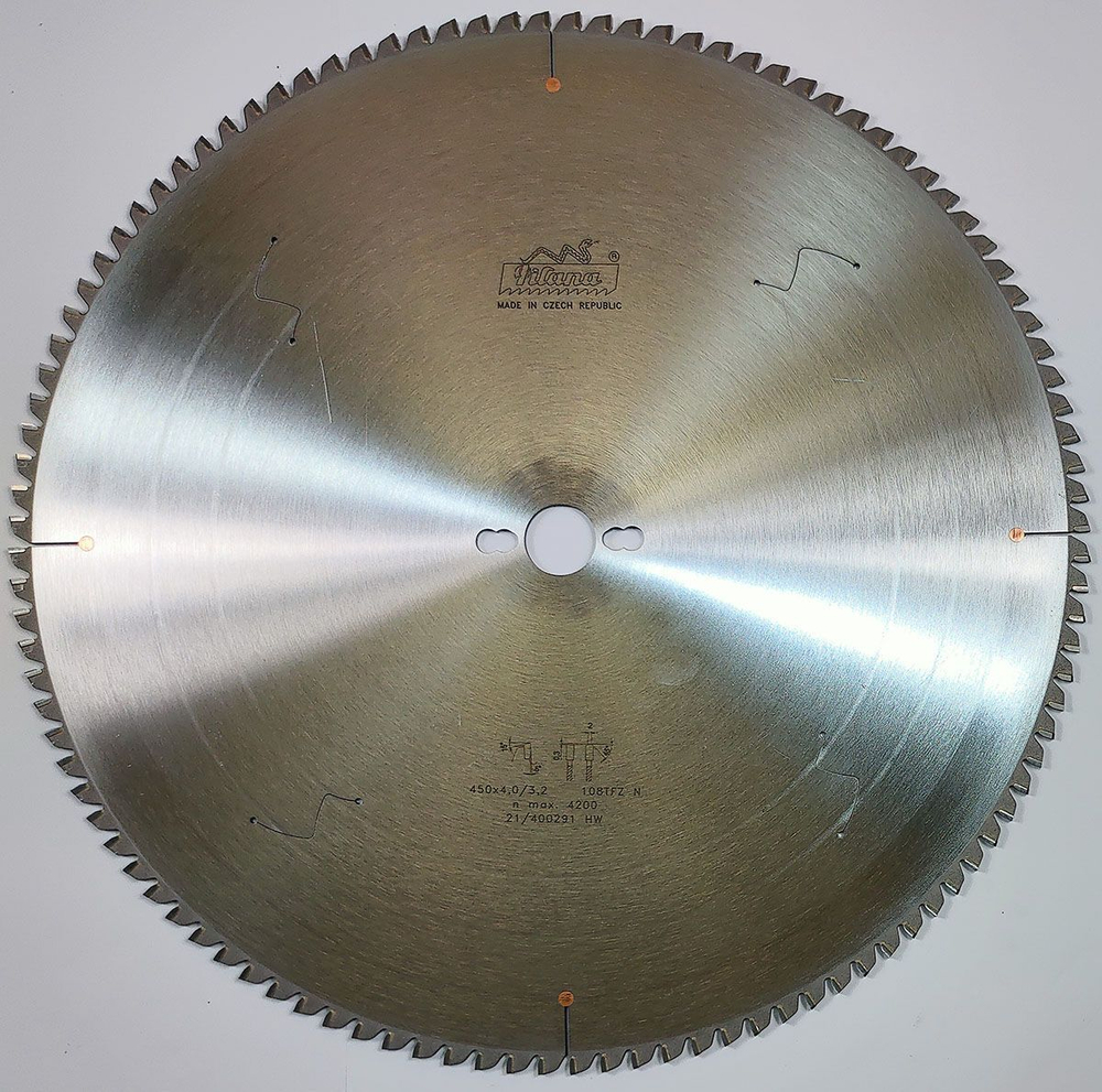 Пила дисковая TCT "Pilana" 450x4.0/3.2x30 z108 87-13 TFZ N