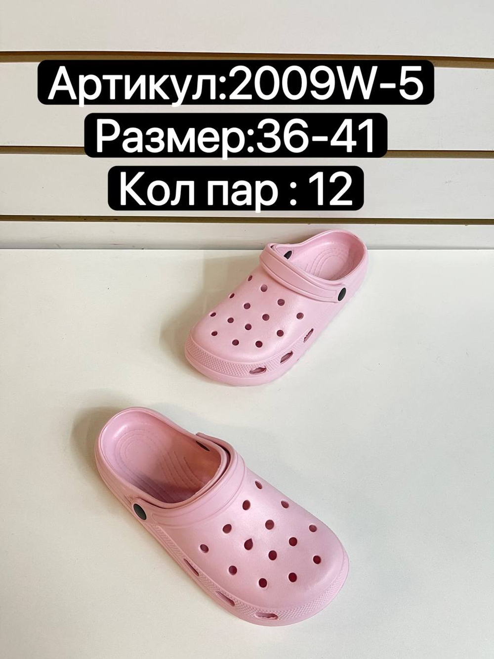 Сабо по 12 пар (36-41)р. 2009W-5