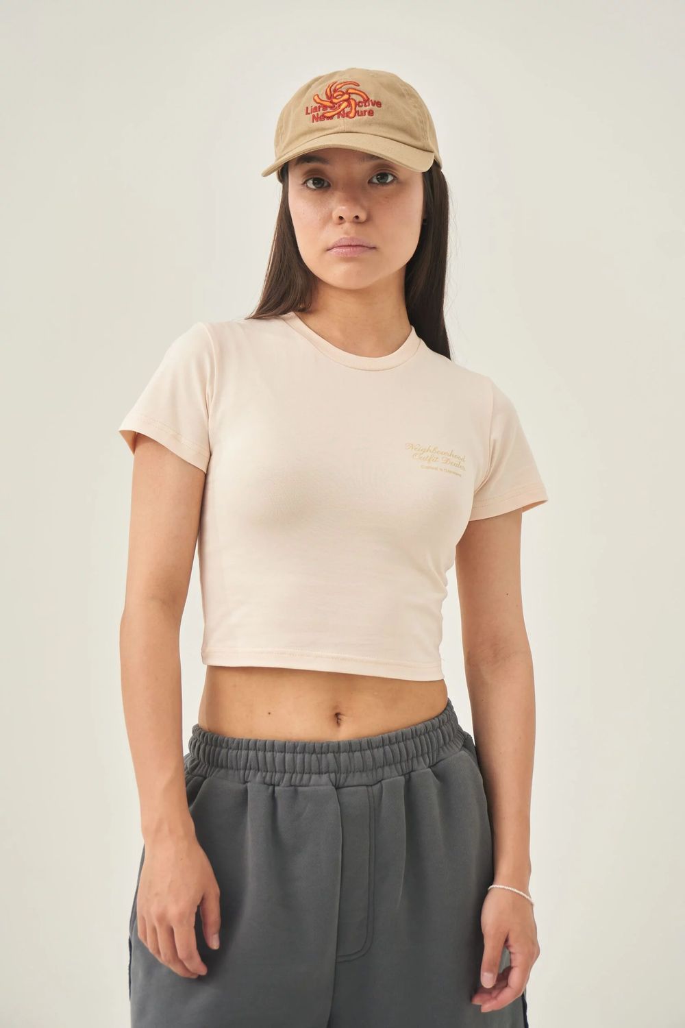 Топ Called a Garment Dealer women's персик