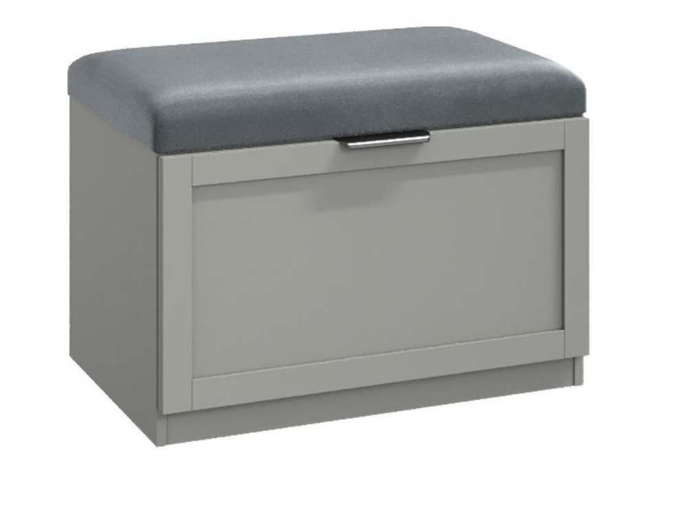 Тумба-обувница Нордик в прихожую 68х45х48, серая