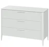 Комод Type 3 ящика ширина 120 см (белый)
