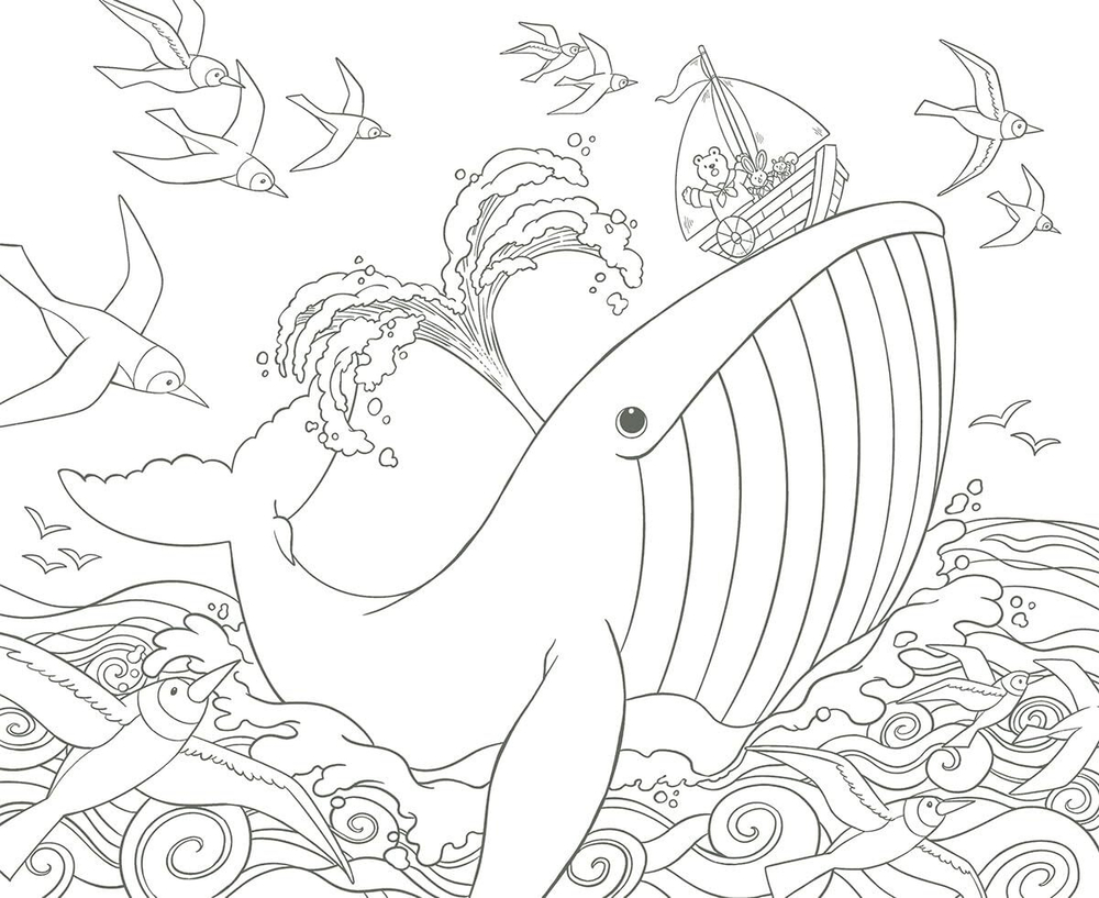 [Vol.7] Polar Bear's Adventure Cruise. Coloring Book