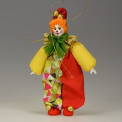 Ёлочная игрушка Рыжий клоун