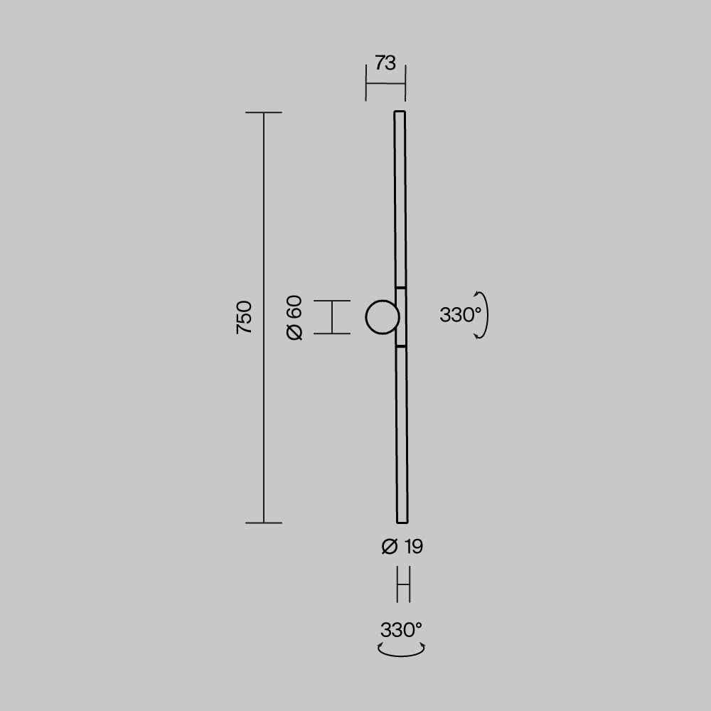 Бра Maytoni   MOD432WL-L9B3K
