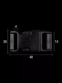 Фастекс пластиковый 15 мм - 10 штук