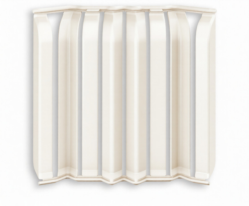 Накладки для плинтуса Идеал Дюра напольный округлый 80мм 033 Кремово-белый (2 набора из 8 элементов) во флоупаке