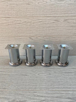 Ножки для мебели металлические высота 10 см4 штуки