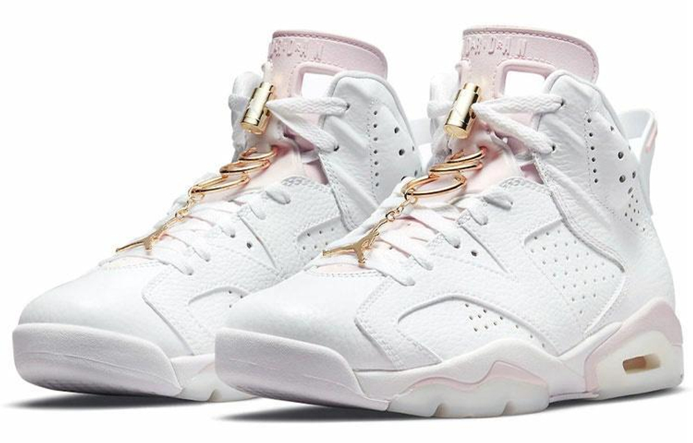 Кроссовки Jordan Air Jordan 6 Retro "Gold Hoops" (Женская размерная сетка)