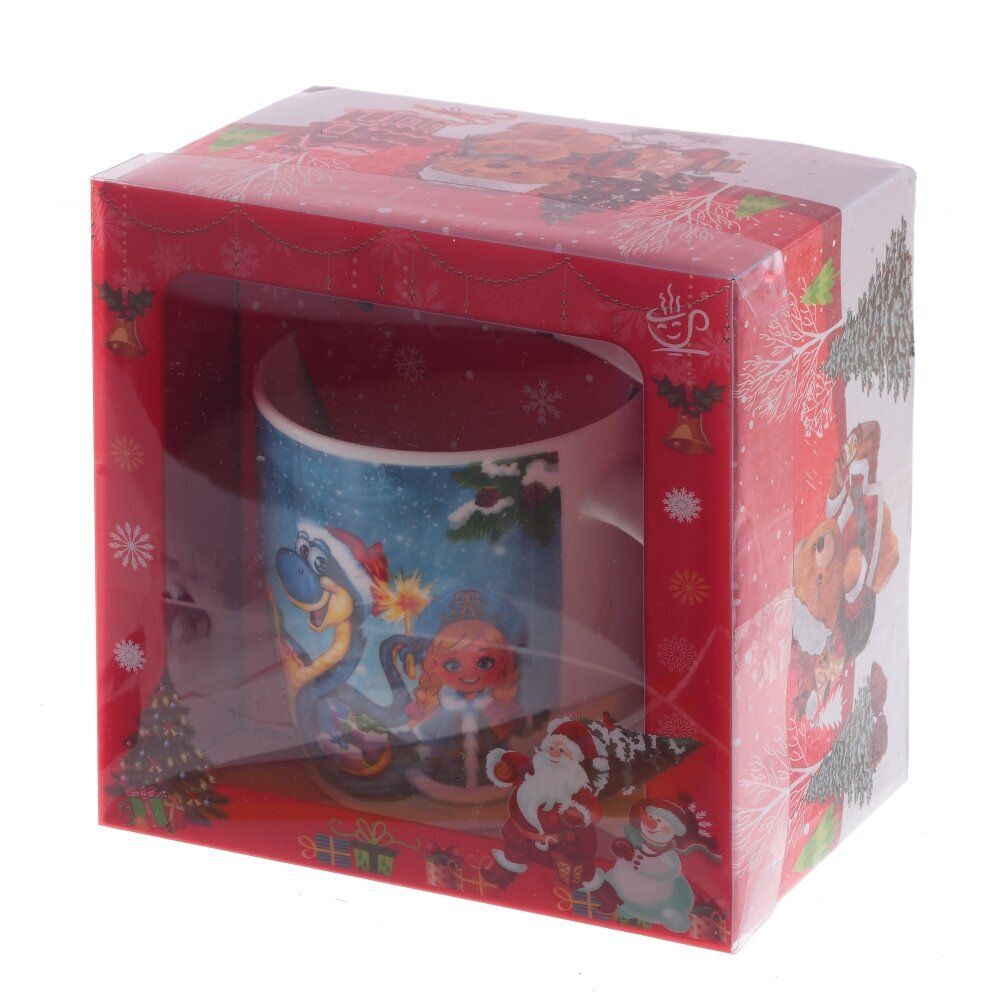 GAEM Кружка с ложкой, 300 мл, L13 W9 H9 см