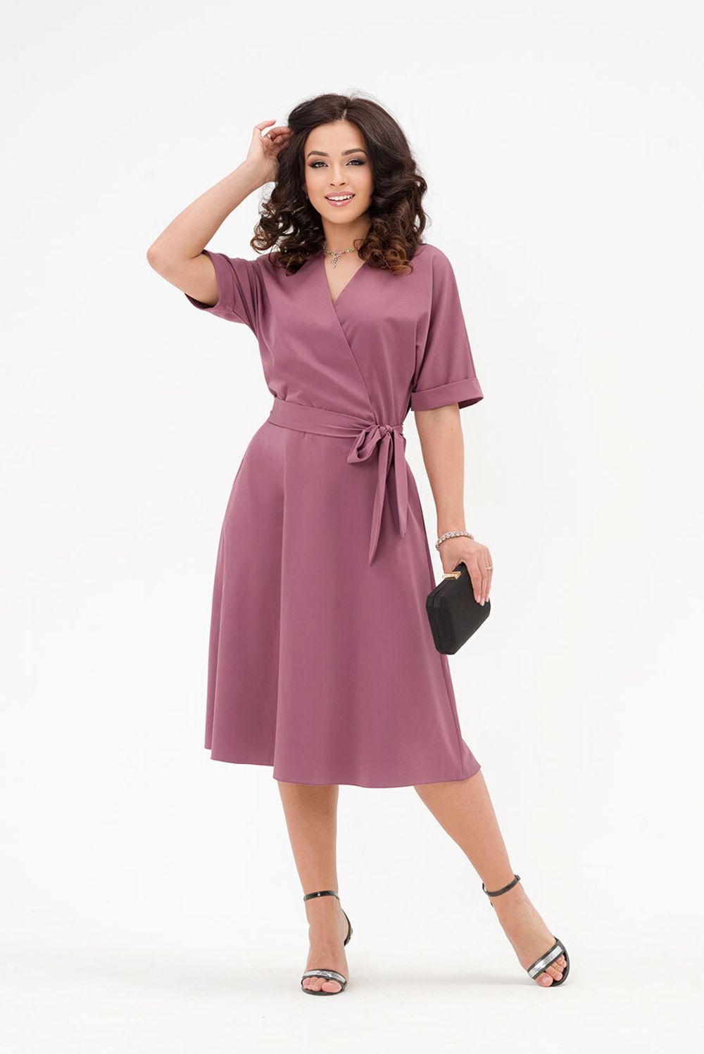 Платье Таис (44-54) Serenada брусничный (Акция)