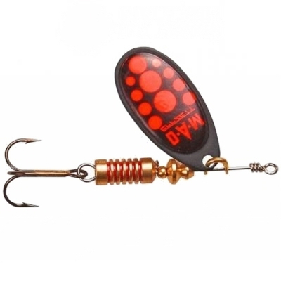 Блесна DAM EFFZETT STANDART SPINNER 12гр - #5 - Black Red