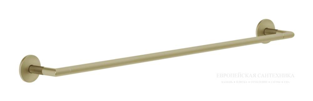 Полотенцедержатель Gessi Anello, настенный, 600 мм, цвет Brass Brushed PVD