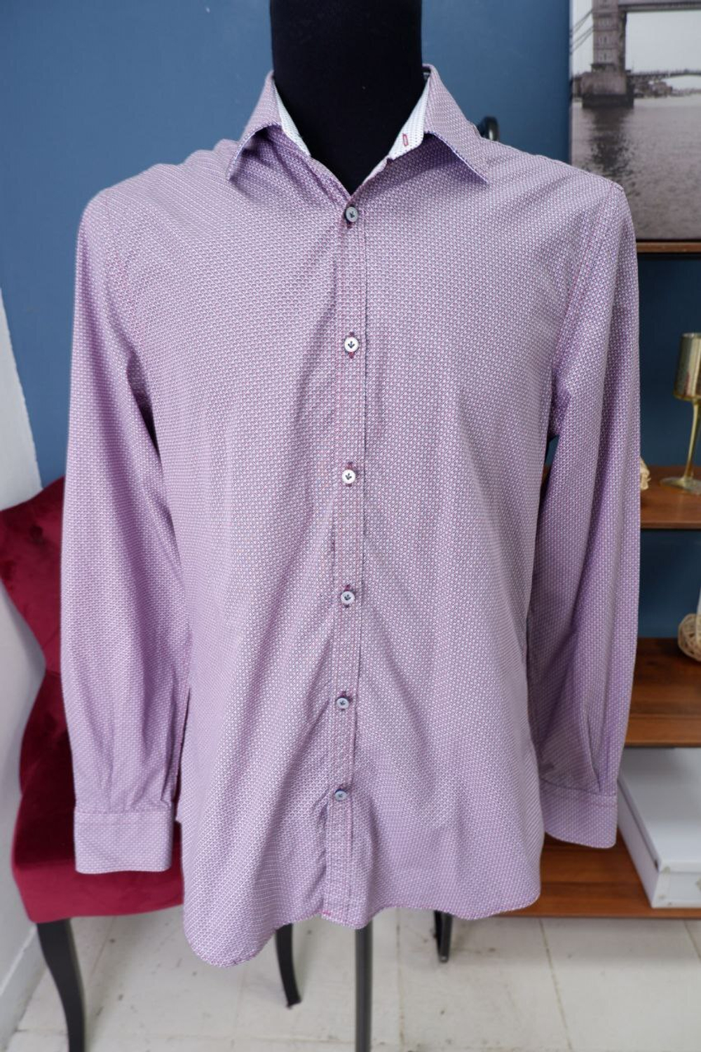 Рубашка TJ Collection рябая 52 размер