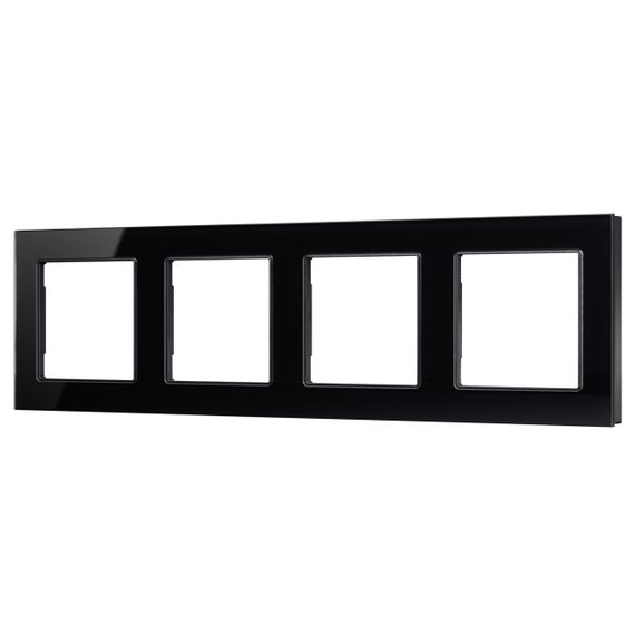 Рамка стеклянная FRM-GLARE-GS-4-BK Arlight 043803