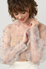 Блуза органза