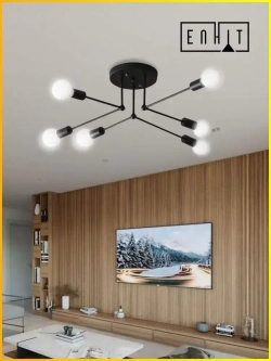 Люстра потолочная подвесная 6 рожков