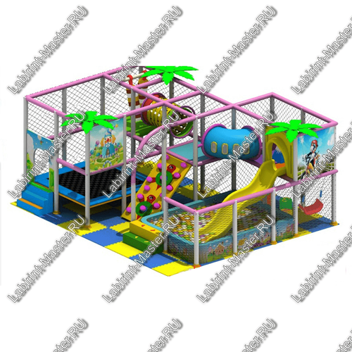 Детский игровой лабиринт "Прогулка мотоциклиста"