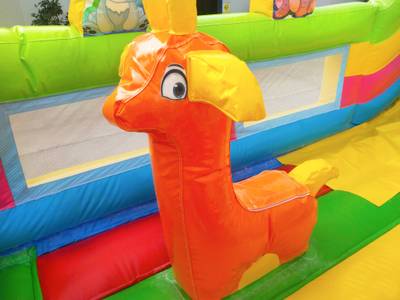 Коммерческий надувной батут «Звериная команда», 8*4*5 м